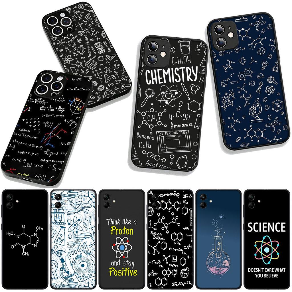 for Samsung Galaxy A36 A17 A26 A07 A35 A54 A53 A13 A33 A34 S8 S9 S20 S21 FE S10 Plus Phone Case Wallpaper Chemistry Science