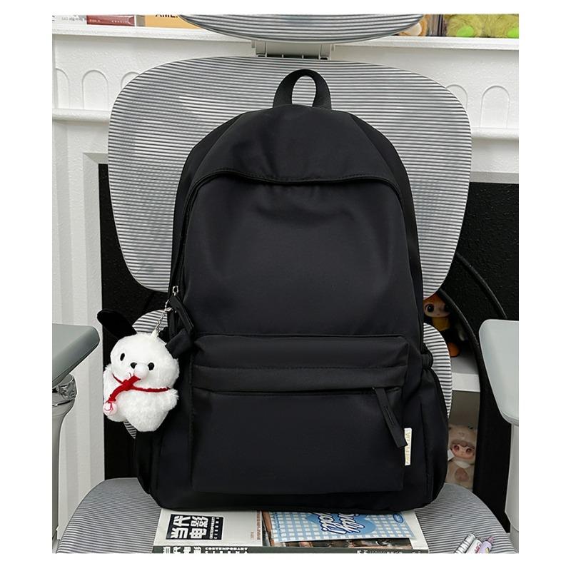 High-value Nylon Backpack for Female Students, Large-capacity College Style, Simple and Versatile Schoolbag, Ultra-lightweight New Model