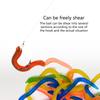 100Pcs Flexible Soft Fishing Lures Artificial Earthworms Baits Jigging Wobblers Soft Wobblers Lures Baits Enduring