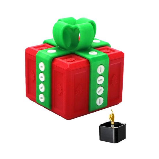 Otravná dárková sada s překvapivým prstem, interaktivní 3D puzzle, šroubovací výzva, dárková krabička pro žertíky s dvojitým úložným prostorem k narozeninám, Vánocům, Halloweenu