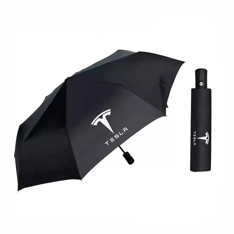 Car Automatic Folding Umbrella Portable Sunshade For Tesla Model 3 Model S Model X Model Y Cybertruck Roadster SpaceX Bonina