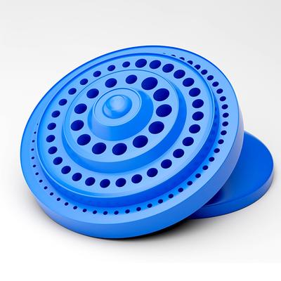 Pudełko do przechowywania wierteł 100 otworów 1-13 mm, etui do przechowywania bitów do wiertarki do paznokci, pojemnik na wiertła, taca obrotowa, pojemnik na wiertła, wsporniki metalowe