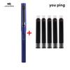 New Jinhao Transparent Colour Business Office Fountain Pen   Student School Stationery Supplies