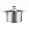 Kambach Stal Nierdzewna 304 Garnek do Zupy z Widoczną Pokrywką