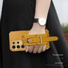 Crocodile Pattern Phone Case For Samsung Galaxy S25edge S24 FE S23 S22 S21 Ultra Plus FE Note 20 9 8 Back Cover With Wrist Strap
