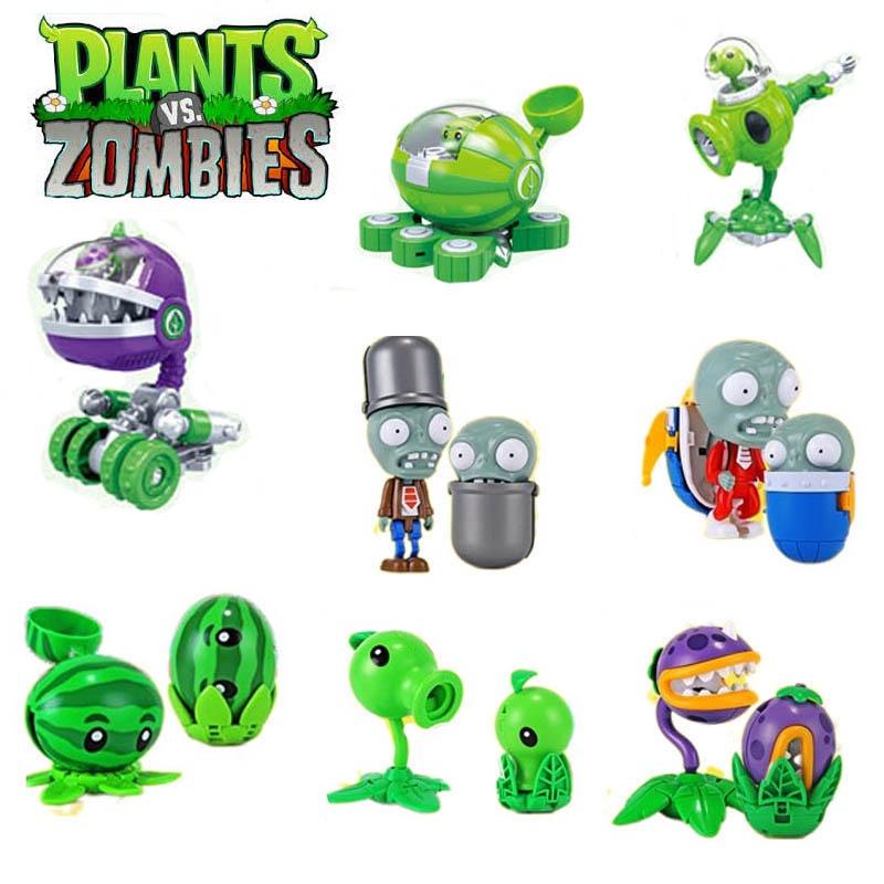 Transforming Big Mouth Flower Plant Vs. Zombie Vehicle Toy