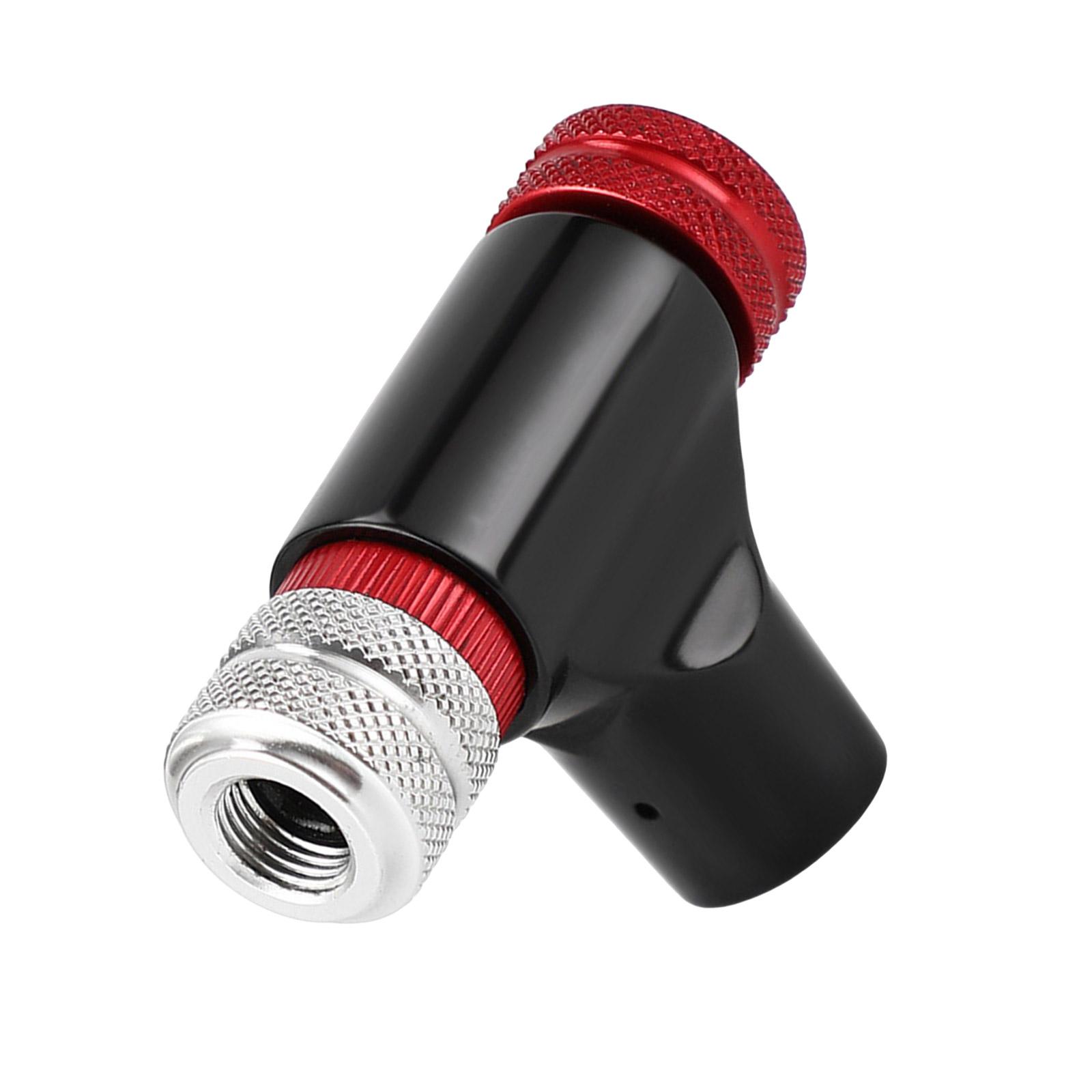 

Bicycles Tyre Pump Valve for Road Bikes & Mountain Bikes CO2 Inflator Cycling Bicycles Tire Pump CO2 Inflator Small Tool чёрный