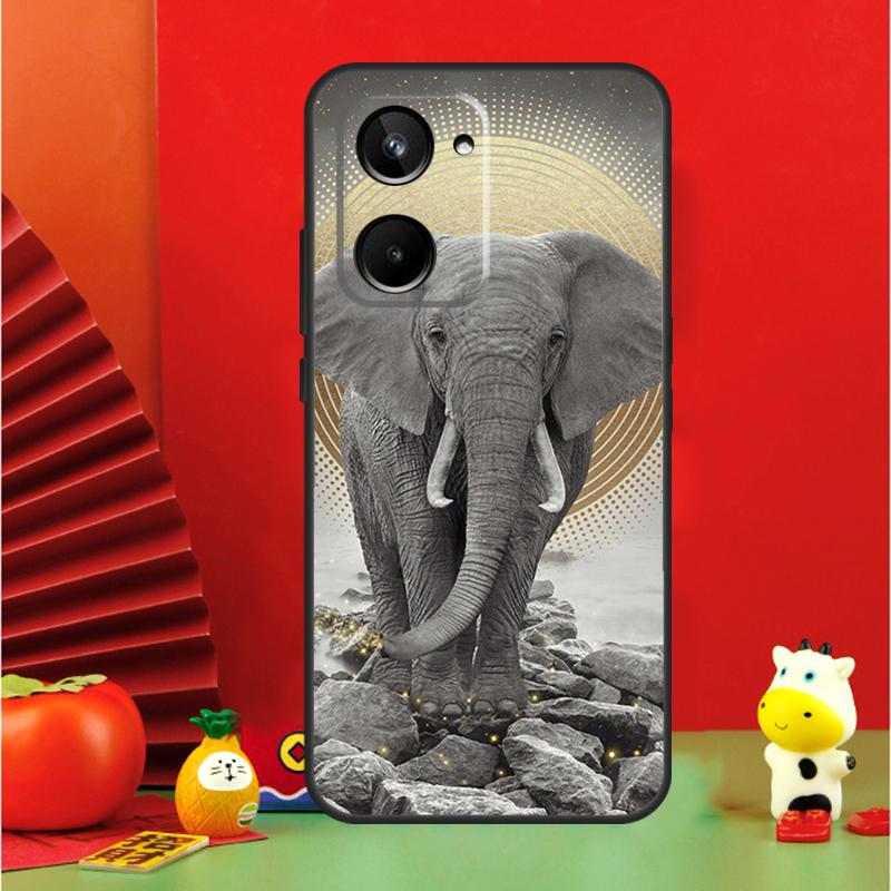 Elephants Colored For Realme 15 Pro GT7 GT6 10 11 12 13 14 Pro Plus C65 C67 C63 C61 C55 C51 C53 C35 C75 Case