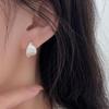 Geometric Twisted Earrings for Women, Light Luxury, Round Needle Backs, Cool & Creative Style