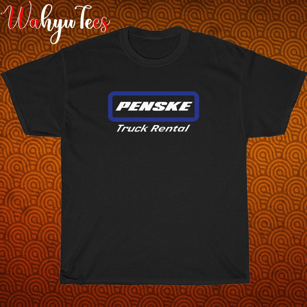 New PENSKE Automotive Truck Logo Black/Grey/Navy/White Size S-5XL Unisex T-Shirt S