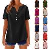 Women's Shirts Dressy Casual T-Shirts Short Sleeve Tunic Tops Basic Tees Pullover Work Blouses