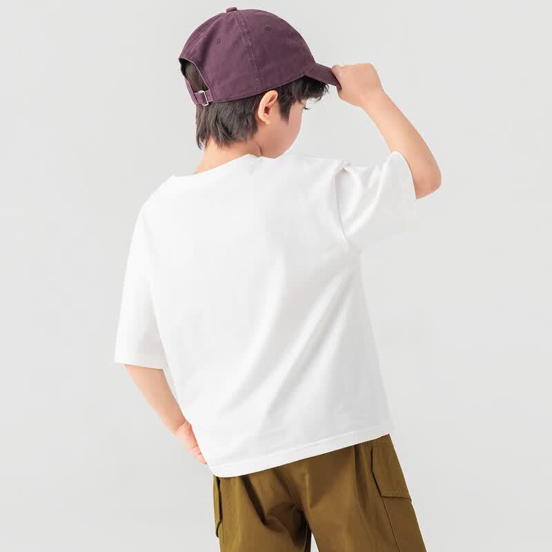 Boys' Hand-Painted Graffiti Cool-Touch Cotton T-Shirt
