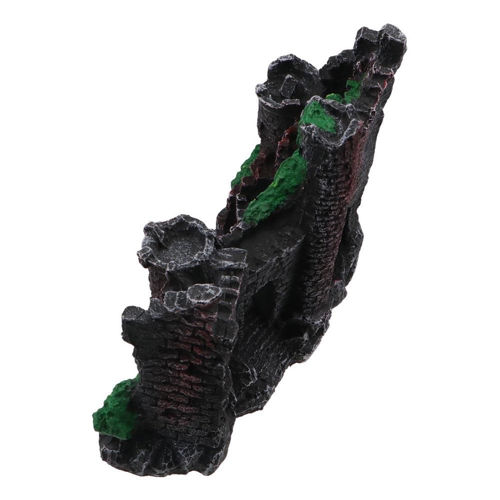 Artificial Castle Shape Fish Tank Ornaments Ancient Aquarium Cave Building Decoration  Fish Tank