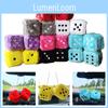 Soft Plush Dice Toy Hanging Decoration For Car Festive Ornament
