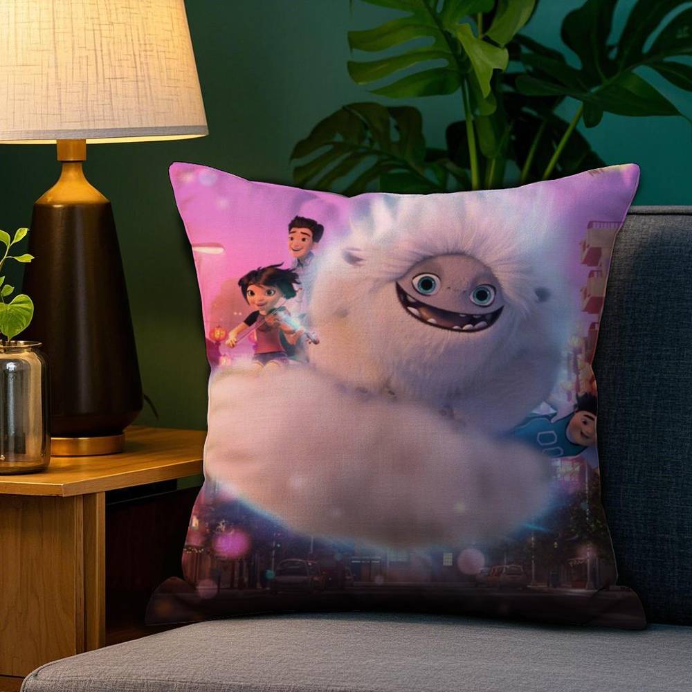 A-Abominable Personalized Pillow Case Sofa Living Room Bedroom Double-sided Printing Square Cushion Nap Time Cushion Cover