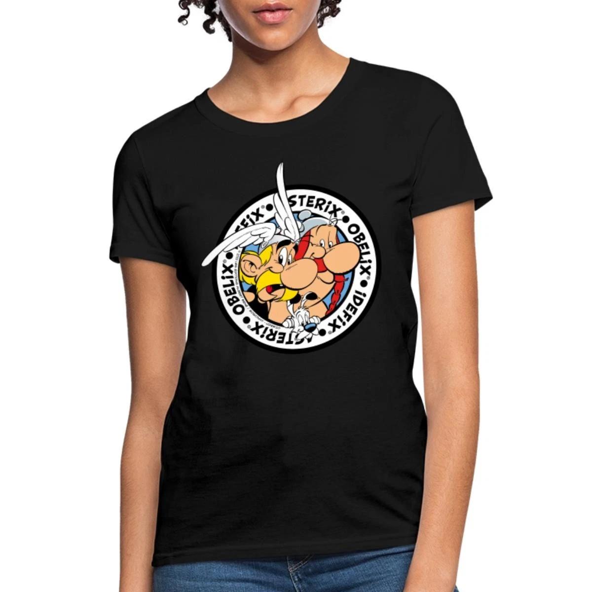 Asterix & Obelix & Dogmatix On An Adventure Tour Women s T-Shirt XXXL