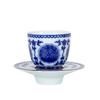 Blue and White Porcelain Teacup Ceramic Teacup Kung Fu Small Teacup Single Cup Master Cup Tea Set Tea Table Golden Bowl Teacups