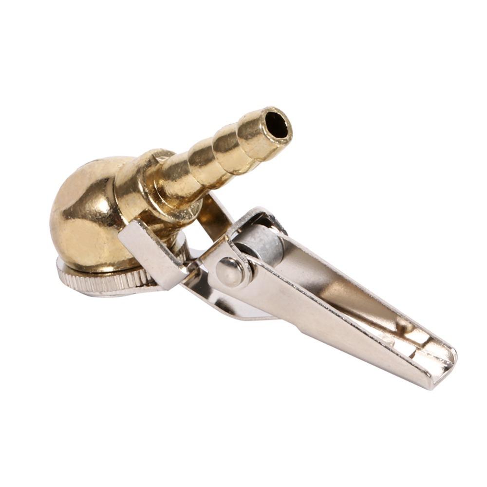 Brass Body Ball Foot Air Chuck Quick Connect Tire Inflation Connector Emergency Tire Inflation золотой