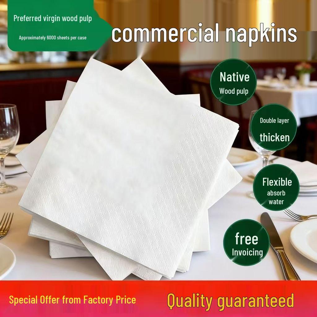 Commercial Catering Square Napkin Paper for Restaurant and Hotel Dining Rooms