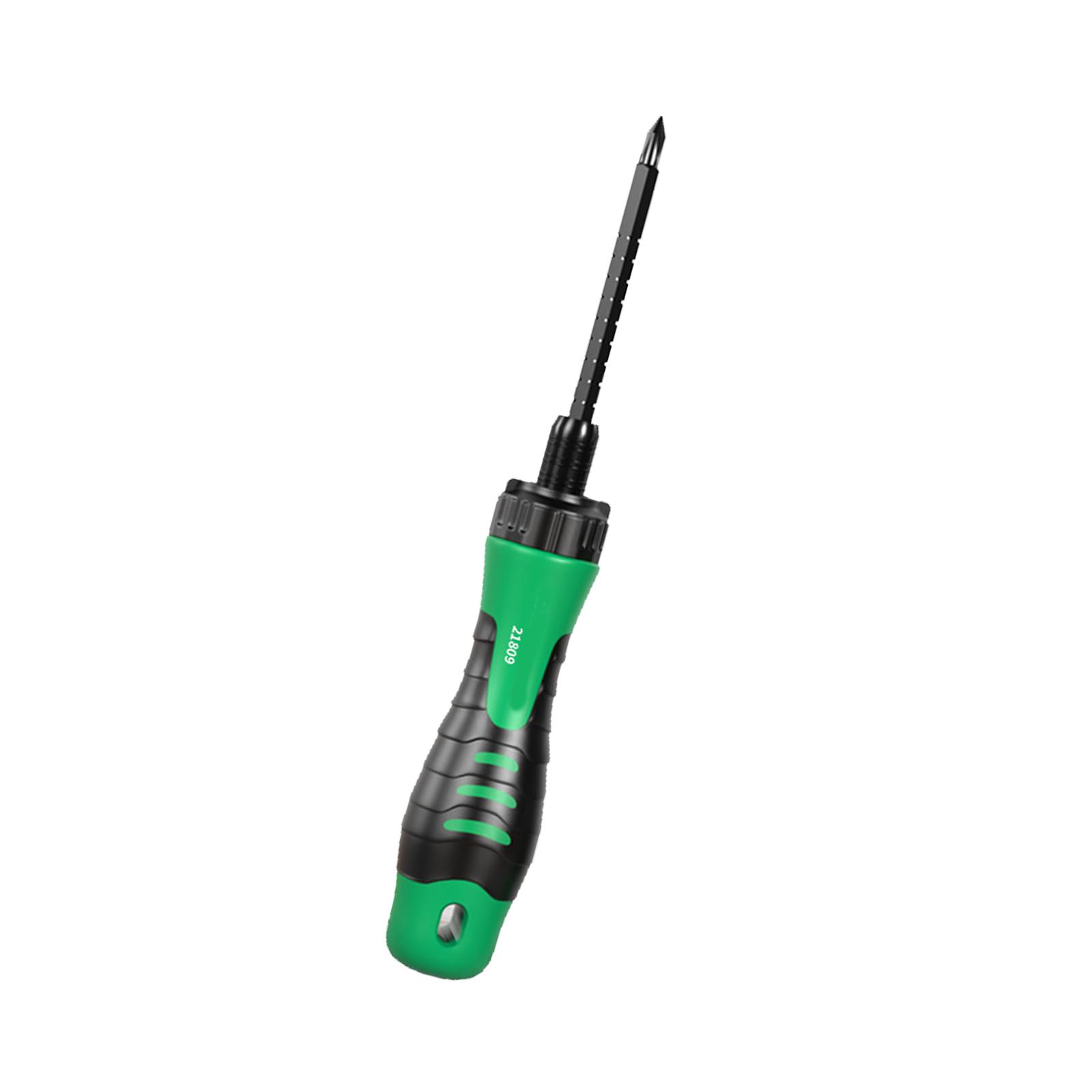 Ratcheting Screwdriver Set, Magnetic Screwdriver Tool Set with Socket & Bit, Household Repair Tool 1