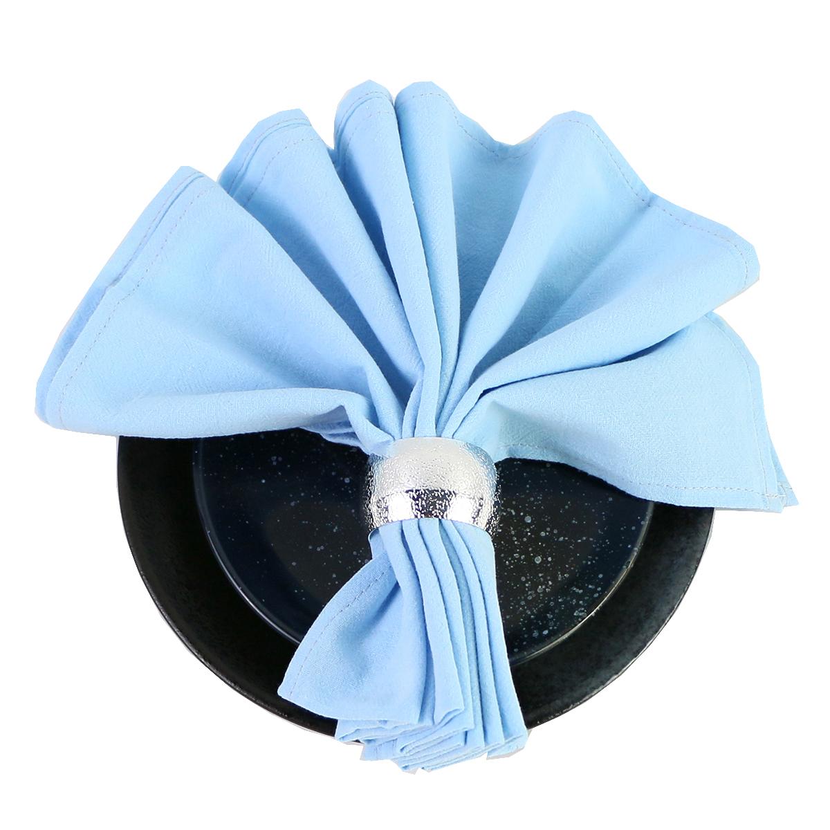 

6 шт. салфетки из мягкой ткани, моющиеся, 30x45 см, хлопковая ткань, рождественский, новогодний, домашний декор, салфетка, кухонное полотенце, свадебный декор стола 6Pack-30x45cm небесно-голубой