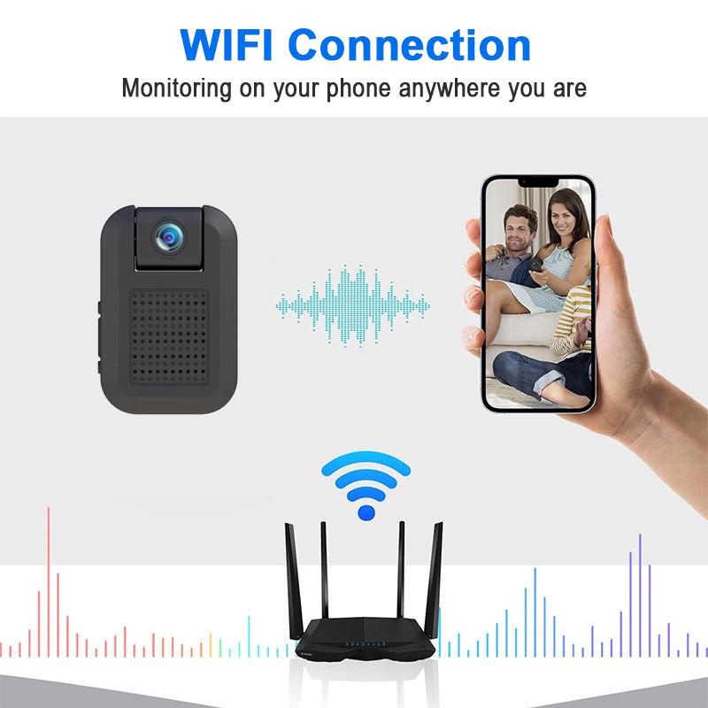 Wireless HD Night Vision Nanny Cam with Remote Access