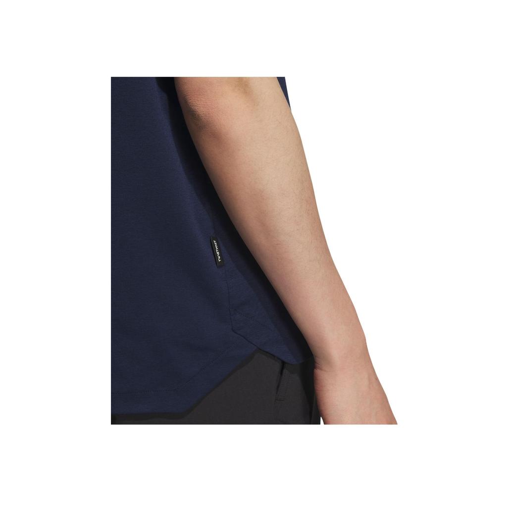 Adidas Twistknit Pocket Polo Shirt Comfortable Stylish Simple Short Sleeve Polo Men tops Navy-Blue JG1319