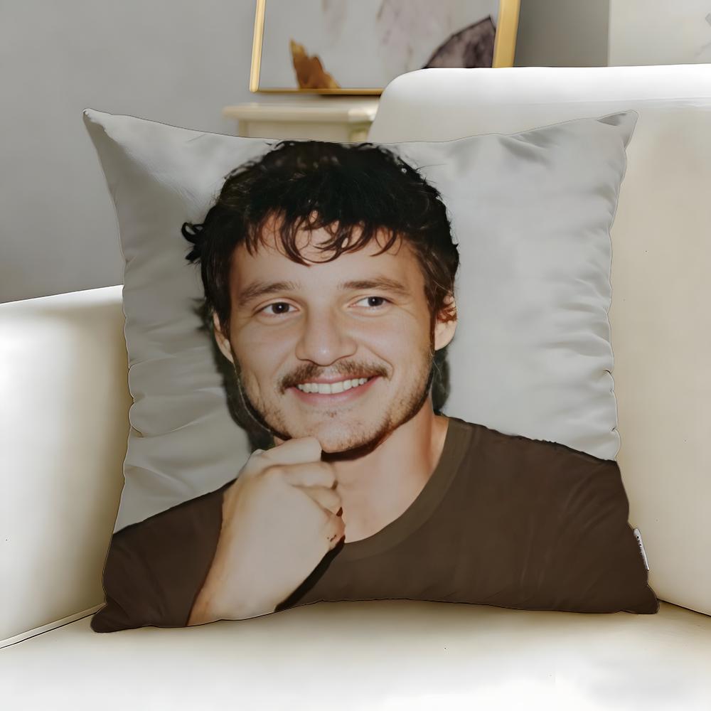 Populární herec Pedro Pascal Povlak na polštář Měkký a snadno pratelný Povlak na polštář – Univerzální pro pohovku, postel, cestování a kancelář