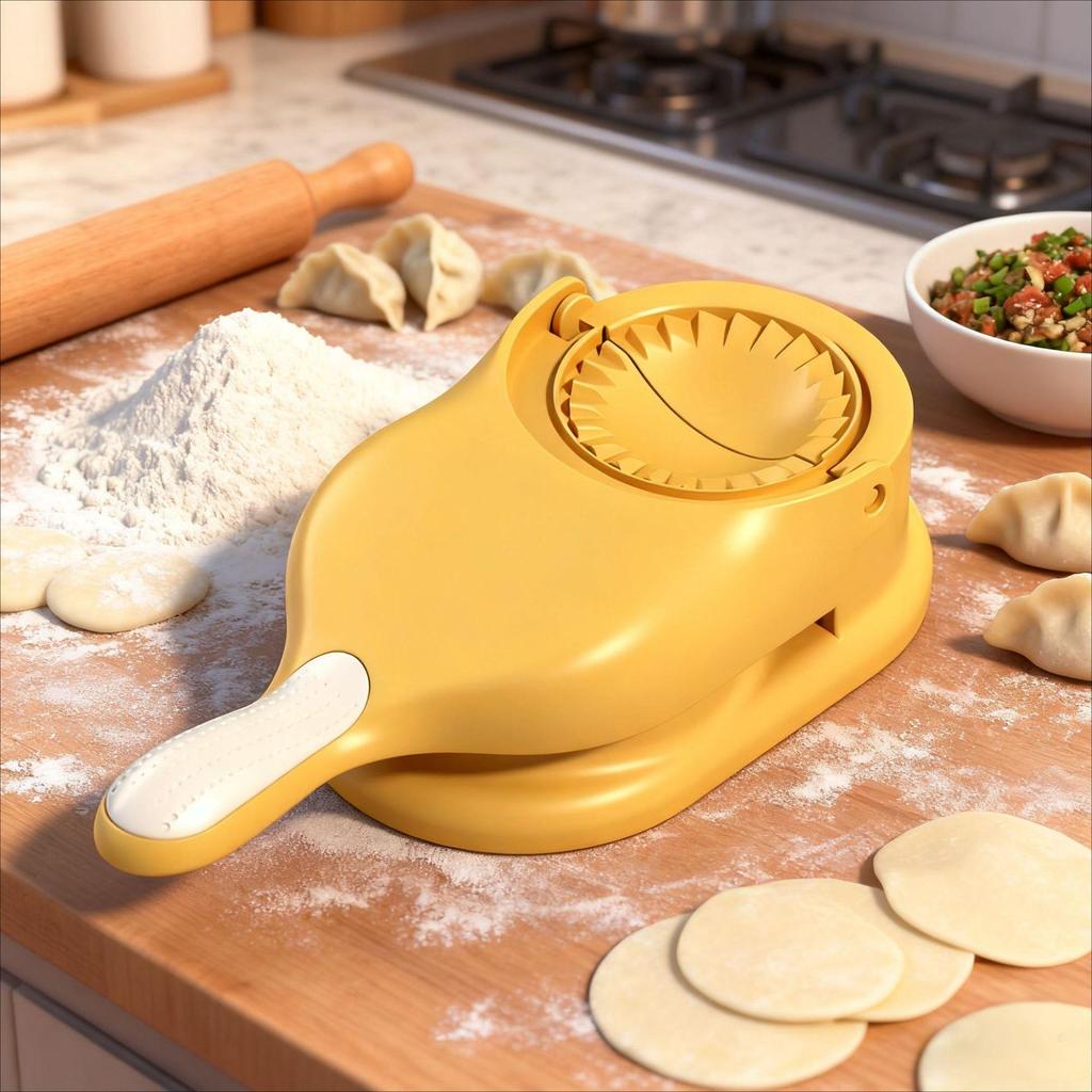 Handmade Dumpling Skin Maker: Press for Steamed, Boiled, and Egg Dumplings
