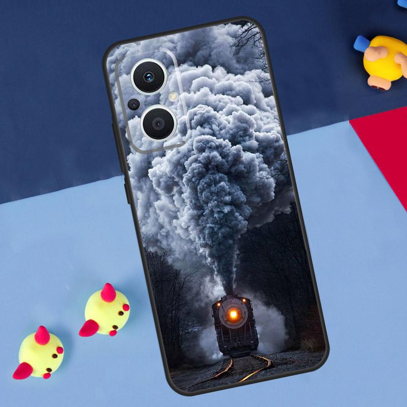 Classic Steam Train Railway For OPPO Reno 14 13 12 11 10 Pro 11F 12F 13F 14F 7 8 Lite 8T OPPO Find X9 X5 X6 X8 Pro Case