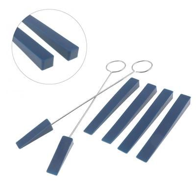 6 teile/satz Professionelle Klavier Tuning Gummi Dämpfer Kit Bass Stop Werkzeug Tuning Werkzeug für Klavier Teile