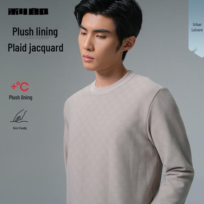 Lilanz Men's Jacquard Fleece Sweatshirt