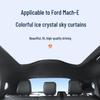 2021 Ford Mustang Mach-E Sunroof Sunshade: Ice Crystal Heat Insulation, UV Protection, Privacy, Opaque