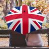Vereinigtes Königreich Nationalflagge Union Jack Aufdruck Automatischer Faltregenschirm Wasserdicht Winddicht Kompakter Reise-Regenschirm