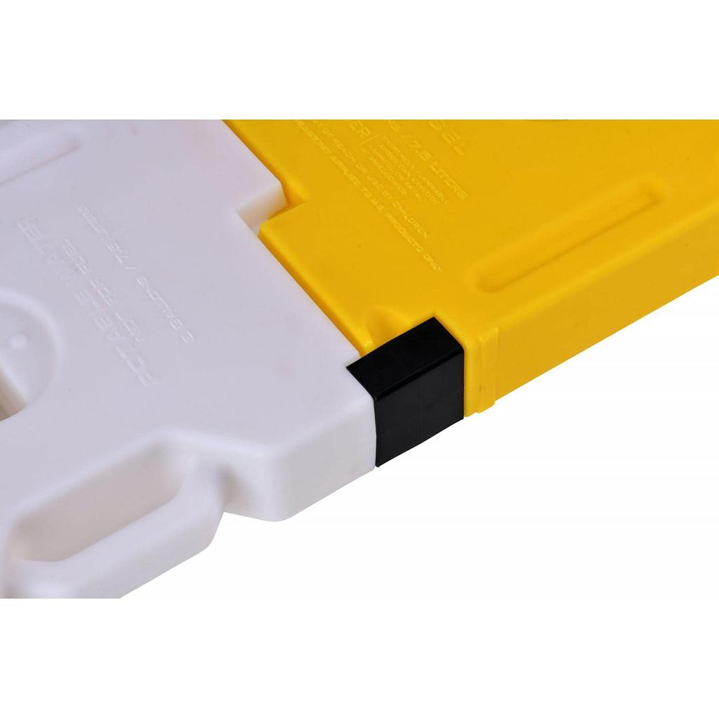 Rotopax RX-2D-INTL 2 Gallon (7.57L) Yellow Container with Nozzle, Poly Tank, Water Jug, Camping