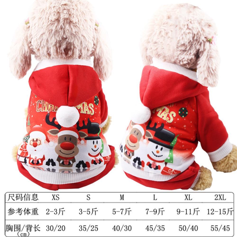 Small, Medium and Large Dogs, Pets, Cats, Dogs, Christmas Cotton-padded Clothes, Funny Autumn and Winter Clothes, Old Snowman Supplies, Clothes