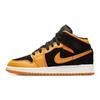 (GS) Air 1 Mid 'Black Orange Peel White' Kids' 554725-081
