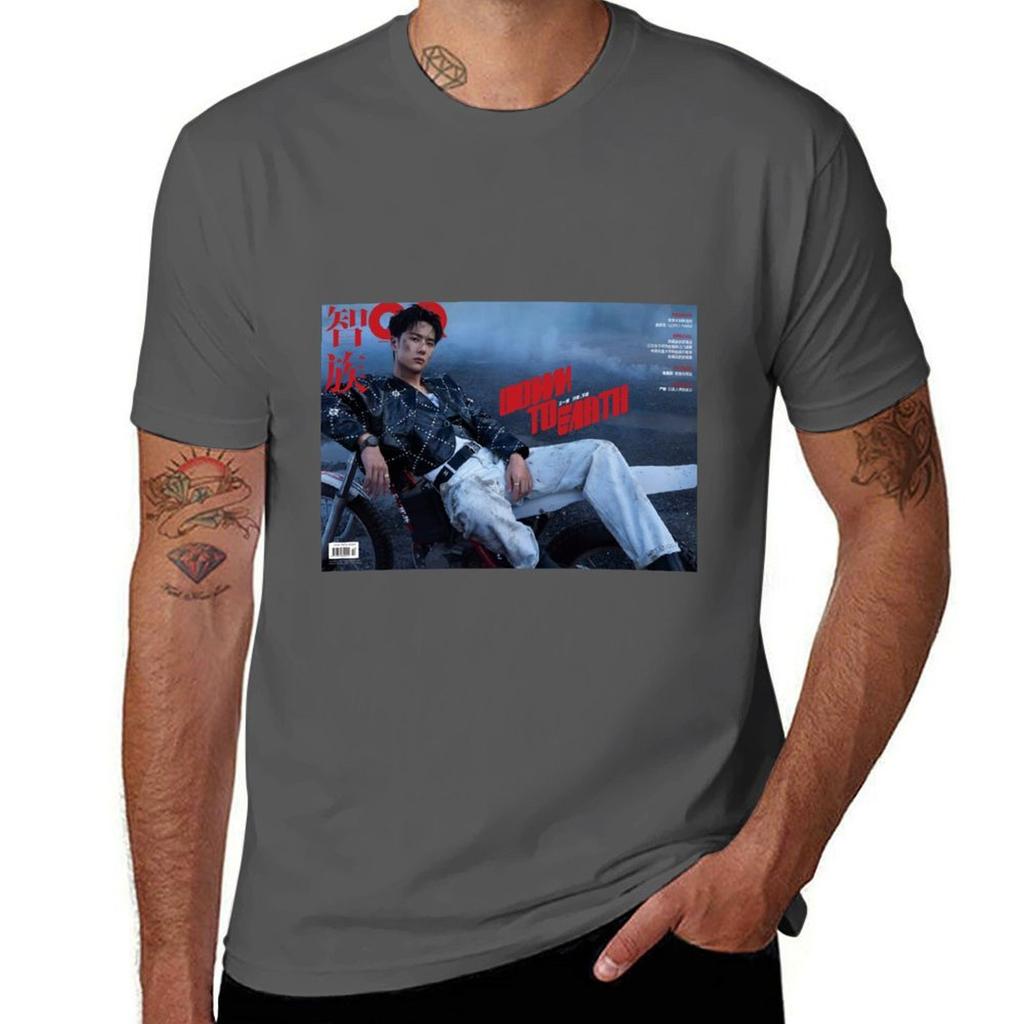Wang Yibo Tshirt Big Size Short Sleeve Tee For Unisex