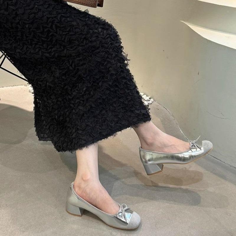 Fashion Korean Shoes Women's Heels Casual Female Sneakers Clogs Platform Shallow Mouth Flats Round Toe 2024 on Heels Creepers Summer