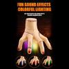 Horror Movie Themed Electric Crawling Hand With LED Lights Scary Noises And Sensor Triggered Movement Halloween Decoration