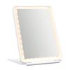 Tama Electronics Permier Beauty Tabletop Mirror with LED Light, Foldable, Compact Storage, USB Rechargeable, Model PEB010