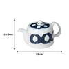 Ranchant NCK Teapot stainless steel tea x x 9 Ring Arita Made in Japan (with strainer), Multi, 18.3 10.7 cm, Pattern, Ware,
