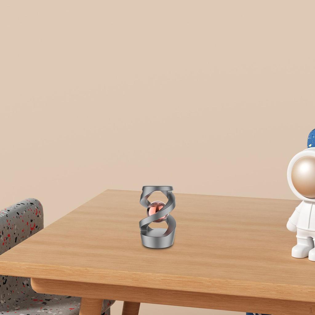 Defying Desk Toy Desktop Suspended Physics for Birthday Gift Metal Ornament Levitating Ball
