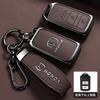 Zinc Alloy Leather Car Remote Smart Key Case Cover Holder Shell Bag For Honda Vezel City Civic Jazz BRV BR-V HRV Accessories FN9