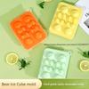 1pc Cute Teddy Bear Ice Cube Tray Flexible Food Grade Silicone Ice Cube Mold Ice Trays For Freezer