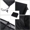 Bolsa de Malla con Cordón para Lavandería y Protección de Lavado para Ropa y Cortinas - Negro/Blanco