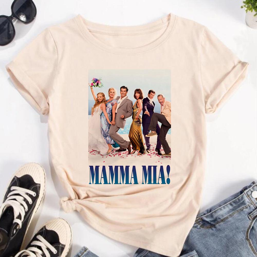 Mamma Mia t shirt Women streetwear graphic anime t shirt female harajuku y2k Japanese clothes