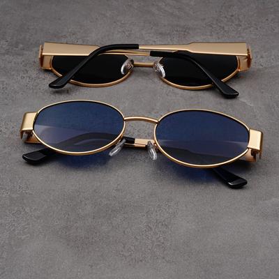 Retro Okulary dla Kobiet Małe Owalne Oprawki Okulary Przeciwsłoneczne Modne Odcienie Okulary Ochrona Okulary Outdoorowe Sportowe Odcienie UV400
