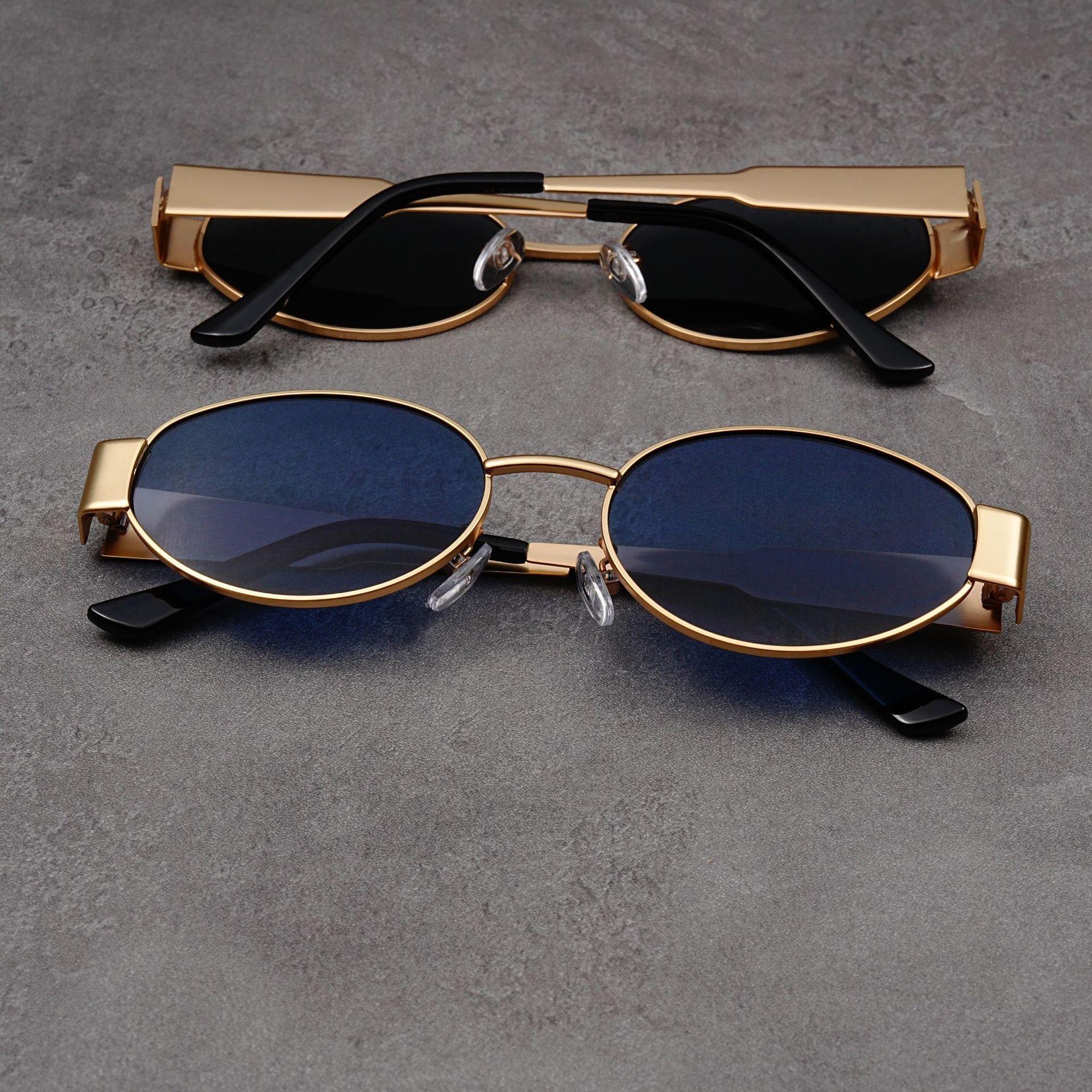 Dote Women's Retro Eyeglasses For Small Oval Frame Sunglasses Uv400 Protection Fashion Shades Outdoor Sports Cm