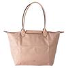 Longchamp Le Pliage Club 31 Long Handle Flap Zipper Embroidered Logo Tote Bag Women Tote Hawthorn-White 1899619566